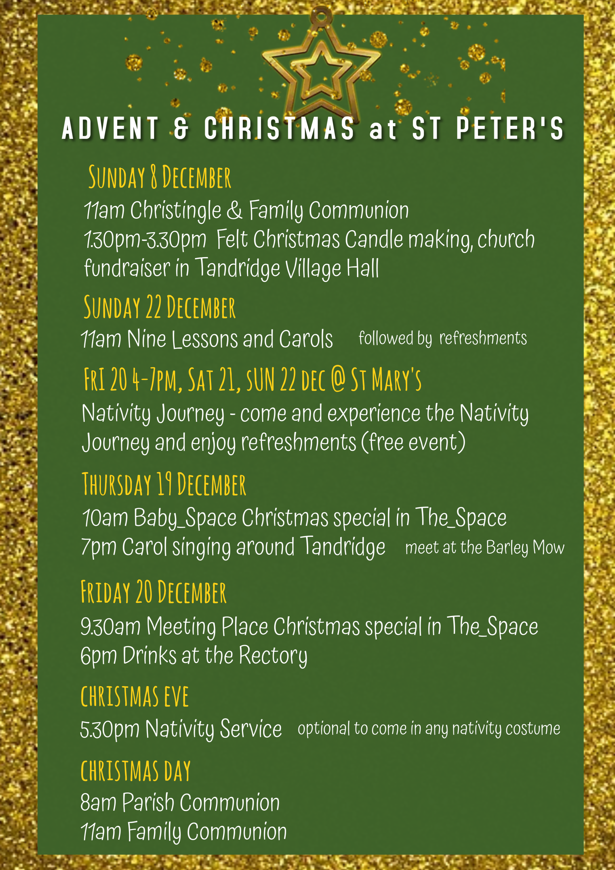 St Peters Advent & Christmas 2